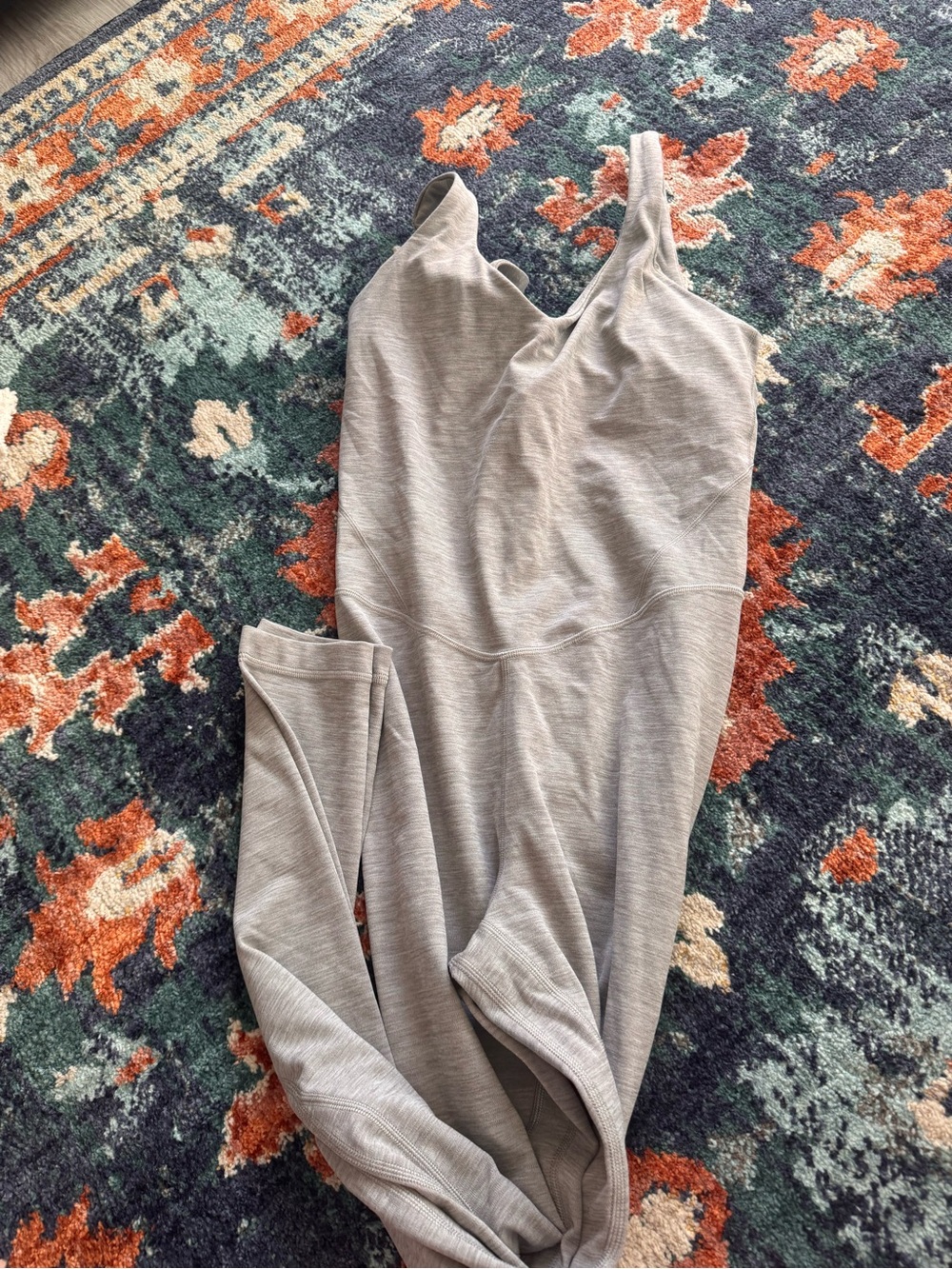 lululemon athletica Light Gray Seamless Sleep Romper